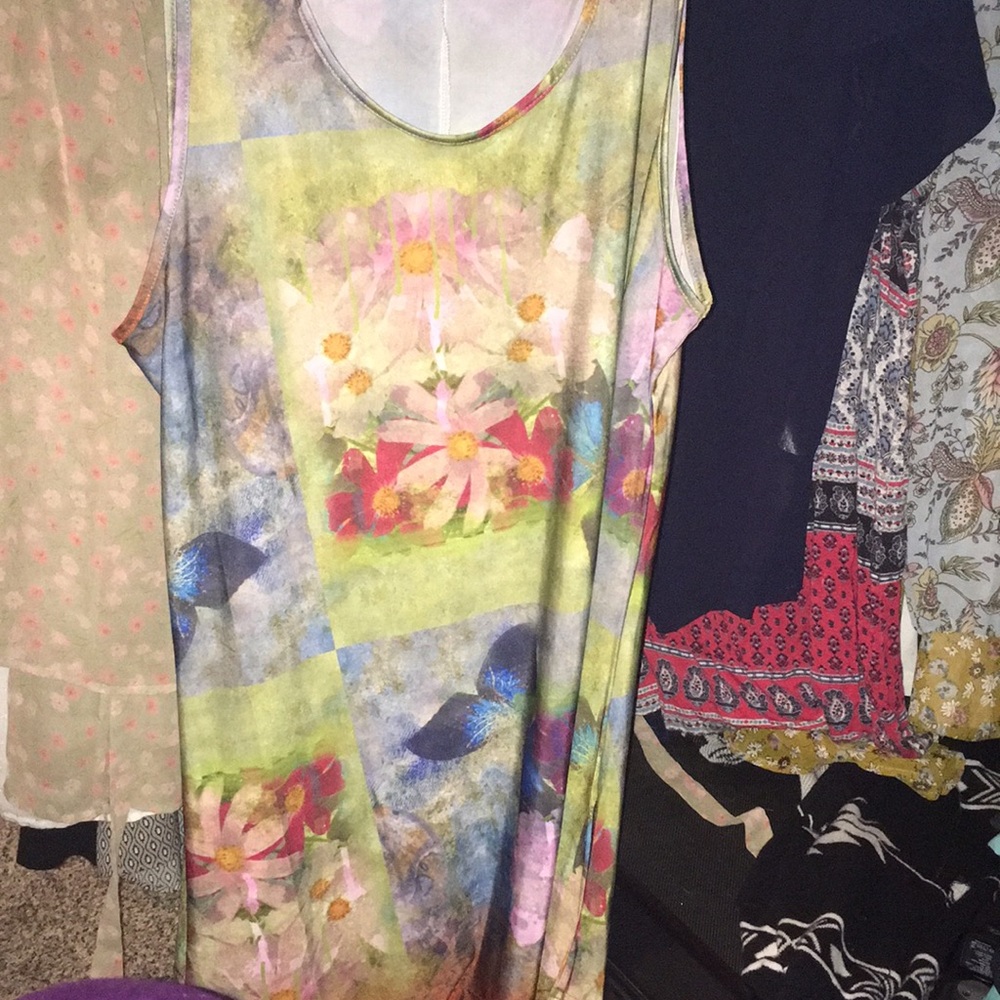 Flower print dress